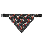 Santa Claus Deer Pattern Print Over The Collar Dog Bandana