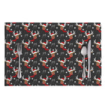 Santa Claus Deer Pattern Print Placemat