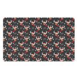 Santa Claus Deer Pattern Print Polyester Doormat