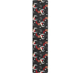 Santa Claus Deer Pattern Print Table Runner