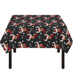 Santa Claus Deer Pattern Print Tablecloth