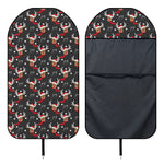 Santa Claus Deer Pattern Print Waterproof Car Seat Cover
