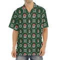 Santa Claus Knitted Pattern Print Aloha Shirt