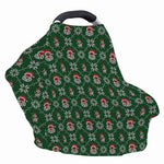 Santa Claus Knitted Pattern Print Baby Seat Cover