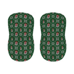 Santa Claus Knitted Pattern Print Bar Stool Covers