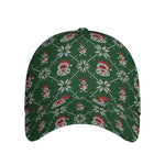 Santa Claus Knitted Pattern Print Baseball Cap