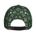 Santa Claus Knitted Pattern Print Baseball Cap