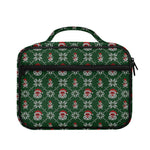 Santa Claus Knitted Pattern Print Briefcase Bible Bag