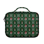 Santa Claus Knitted Pattern Print Briefcase Bible Bag