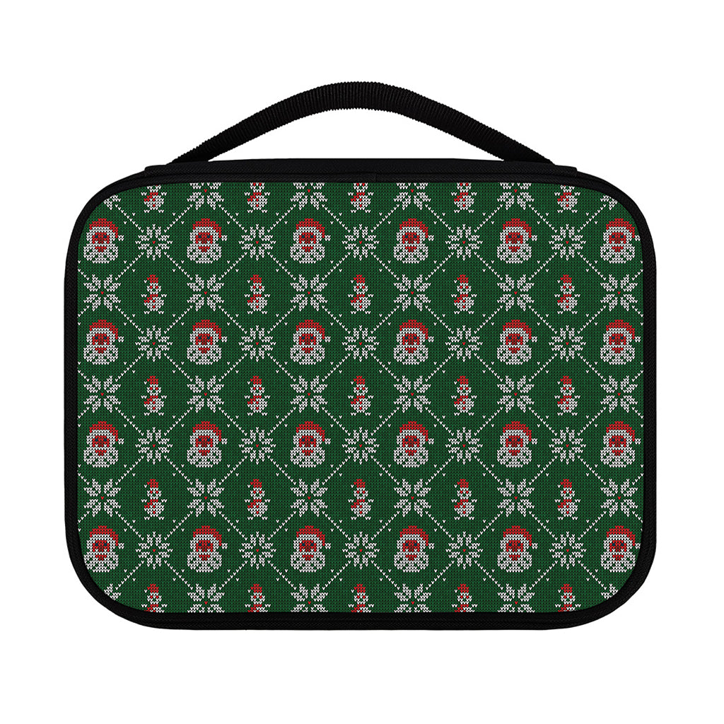 Santa Claus Knitted Pattern Print Classic Bible Case