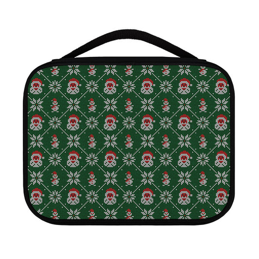 Santa Claus Knitted Pattern Print Classic Bible Case