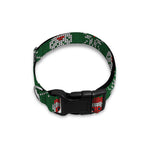 Santa Claus Knitted Pattern Print Dog Collar