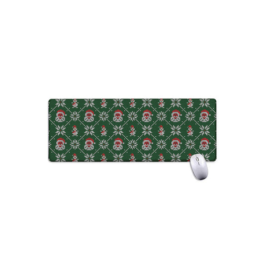 Santa Claus Knitted Pattern Print Extended Mouse Pad