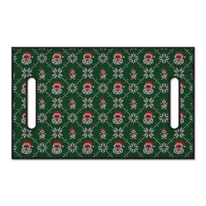 Santa Claus Knitted Pattern Print Golf Cart Seat Cover