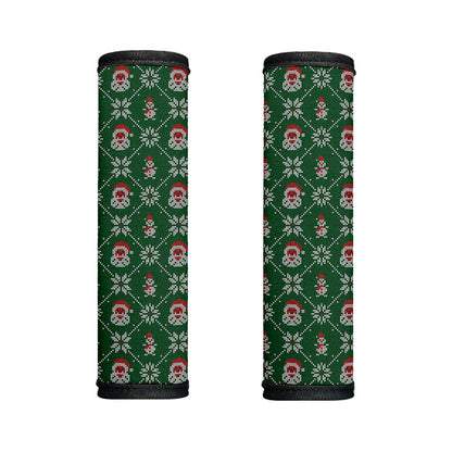 Santa Claus Knitted Pattern Print Handle Covers