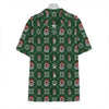 Santa Claus Knitted Pattern Print Hawaiian Shirt