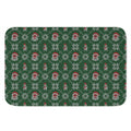 Santa Claus Knitted Pattern Print Indoor Door Mat