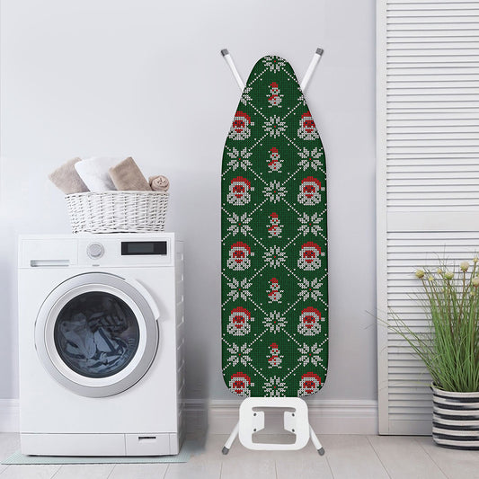 Santa Claus Knitted Pattern Print Ironing Board Cover