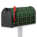 Santa Claus Knitted Pattern Print Mailbox Cover