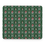 Santa Claus Knitted Pattern Print Mouse Pad