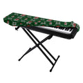 Santa Claus Knitted Pattern Print Piano Keyboard Cover