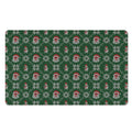 Santa Claus Knitted Pattern Print Polyester Doormat