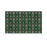 Santa Claus Knitted Pattern Print Polyester Flag