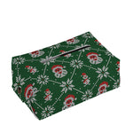 Santa Claus Knitted Pattern Print Rectangle Tissue Box Cover