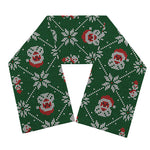 Santa Claus Knitted Pattern Print Scarf
