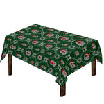 Santa Claus Knitted Pattern Print Tablecloth