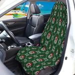 Santa Claus Knitted Pattern Print Waterproof Car Seat Cover