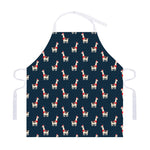 Santa Claus Llama Xmas Pattern Print Adjustable Apron