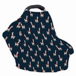 Santa Claus Llama Xmas Pattern Print Baby Seat Cover
