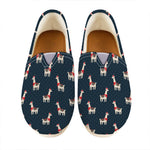 Santa Claus Llama Xmas Pattern Print Casual Shoes