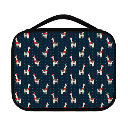 Santa Claus Llama Xmas Pattern Print Classic Bible Case