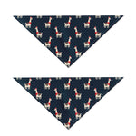 Santa Claus Llama Xmas Pattern Print Dog Bandana