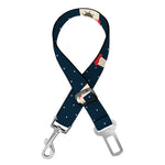 Santa Claus Llama Xmas Pattern Print Dog Seat Belt
