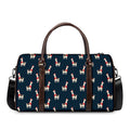 Santa Claus Llama Xmas Pattern Print Duffel Bag