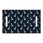 Santa Claus Llama Xmas Pattern Print Golf Cart Seat Cover