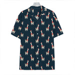 Santa Claus Llama Xmas Pattern Print Hawaiian Shirt
