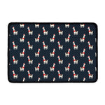 Santa Claus Llama Xmas Pattern Print Kitchen Mat