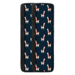 Santa Claus Llama Xmas Pattern Print Refrigerator Handle Covers