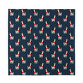 Santa Claus Llama Xmas Pattern Print Silk Bandana