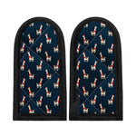 Santa Claus Llama Xmas Pattern Print Skillet Handle Cover
