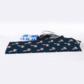 Santa Claus Llama Xmas Pattern Print Sports Towel
