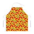 Santa Claus T-Rex Christmas Dino Print Adjustable Apron