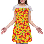 Santa Claus T-Rex Christmas Dino Print Adjustable Apron