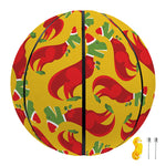 Santa Claus T-Rex Christmas Dino Print Basketball