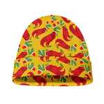 Santa Claus T-Rex Christmas Dino Print Beanie