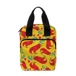 Santa Claus T-Rex Christmas Dino Print Bible Tote Bag